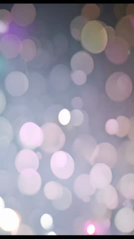 Pulsing Pastel Bokeh Lights Creating Dreamy Shimmer Vertical Video