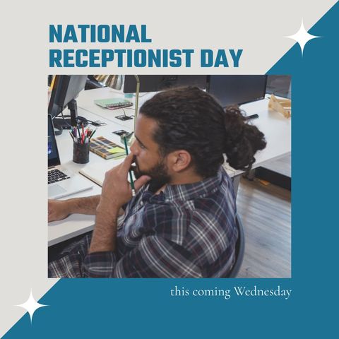 Celebrating National Receptionist Day with Office Professional - Download Free Stock Templates Pikwizard.com