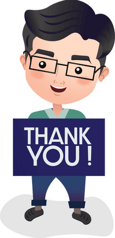 Cheerful Cartoon Man Holding Thank You Sign Transparent Background - Download Free Stock Videos Pikwizard.com
