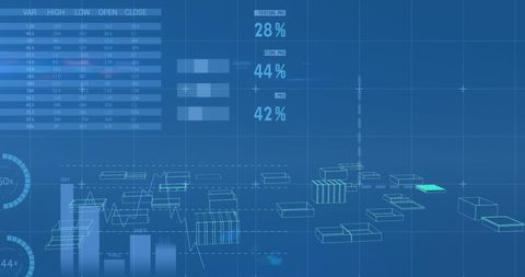 Digital Cityscape and Data Overlay with Futuristic Interface - Download Free Stock Images Pikwizard.com