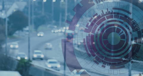 Digital Data Analytics Overlaying Urban Traffic Scene