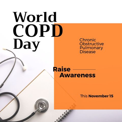 World COPD Day Awareness Campaign with Medical Theme