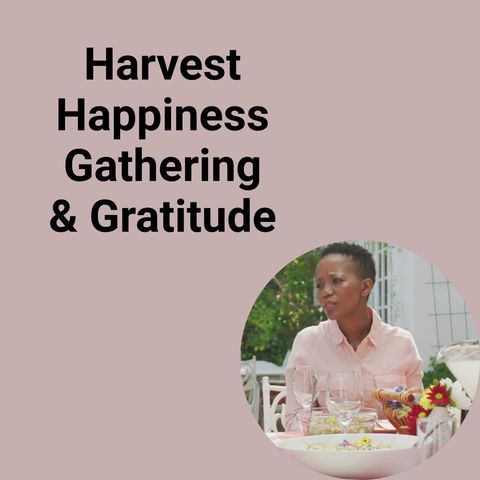 Thanksgiving Celebration African American Woman Joyful Gathering