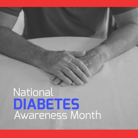 national diabetes awareness month with senior's hands - Download Free Stock Templates Pikwizard.com