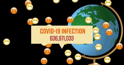 Global COVID-19 Infections Illustrating Pandemic Impact