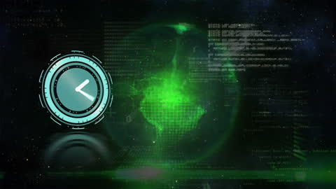 Digital Animation of Time and Data with Globe