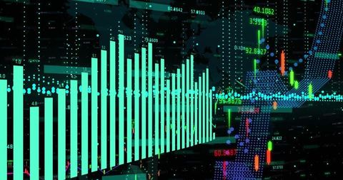 Dynamic Financial Dashboard Displaying Data Analytics