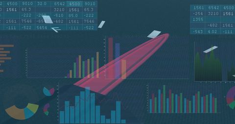 Digital Data Analysis Interface on Futuristic Car Dashboard - Download Free Stock Images Pikwizard.com
