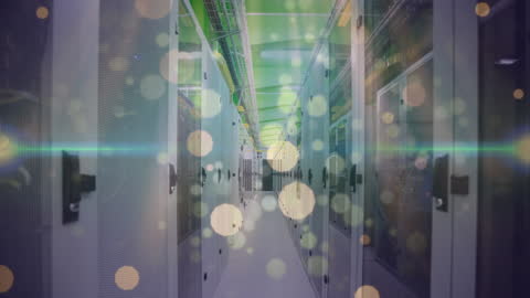 Global Data Connections in a Modern Server Room Concept