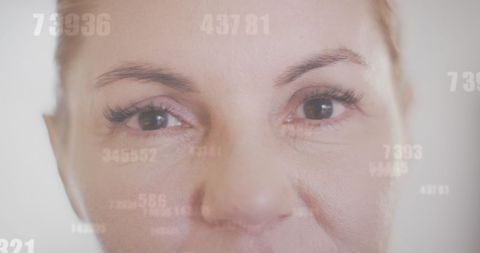 Caucasian Female Doctor Analyzing Medical Data