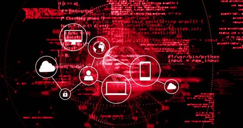 Global Network Security Interface with Data Processing Graphics - Download Free Stock Images Pikwizard.com