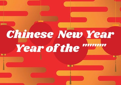 Red Lanterns Against Golden Backdrop for Chinese New Year Celebration - Download Free Stock Templates Pikwizard.com