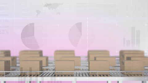 Warehouse Automation with Conveyor Belt and Data Visualization