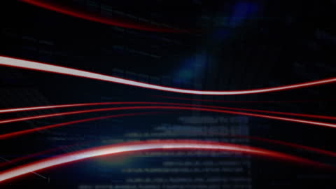 Abstract Data Stream with Dynamic Light Streaks