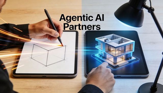 Agentic ai partners transforming hand sketch into 3d architectural model on tablets