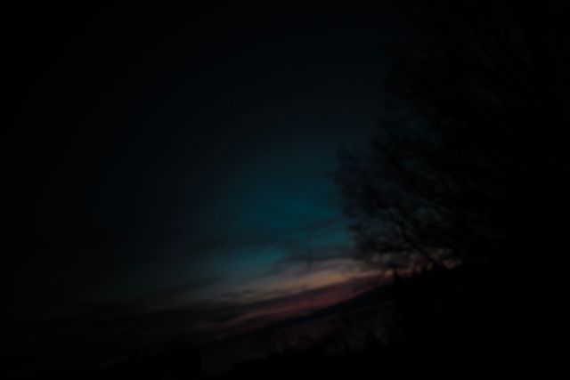 Mystical Twilight Sky with Silhouetted Trees - Download Free Stock Photos Pikwizard.com