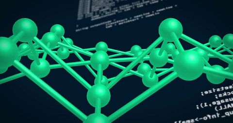 digital network connections overlaying data processing scripts - Download Free Stock Images Pikwizard.com