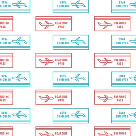 transparent boarding pass ticket icons with airplane symbols - Download Free Stock Videos Pikwizard.com