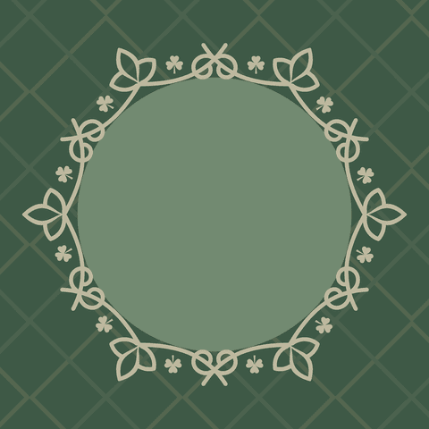 green badge with leafy border on transparent background - Download Free Stock Videos Pikwizard.com