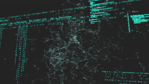 Abstract Network and Data Processing Visualization