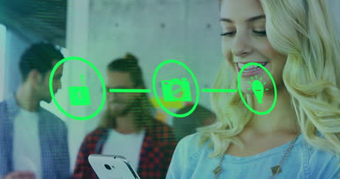 Conceptual Illustration of Smartphone Connectivity in Digital Age