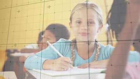 Young Students Collaborating in Classroom Environment