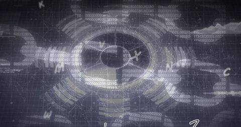 Scientific Data Processing with Floating Letters - Download Free Stock Images Pikwizard.com