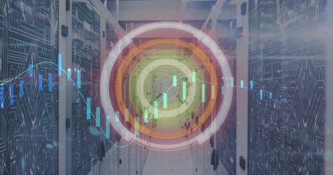 Digital Interface With Data Processing Over Servers - Download Free Stock Images Pikwizard.com