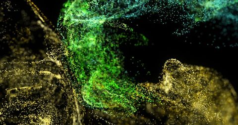 Colorful Abstract Particle Clouds on Dark Background - Download Free Stock Images Pikwizard.com