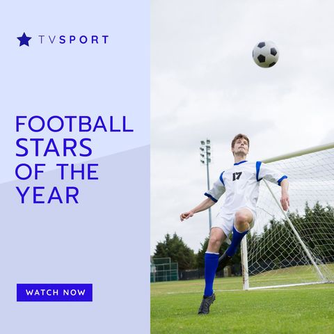 Caucasian Male Football Player Kicking Ball in Outdoor Field - Download Free Stock Templates Pikwizard.com