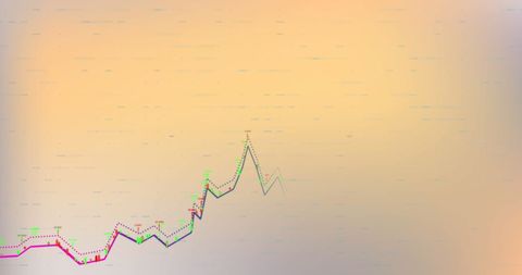 Financial Data Chart with Rising Growth Lines - Download Free Stock Images Pikwizard.com