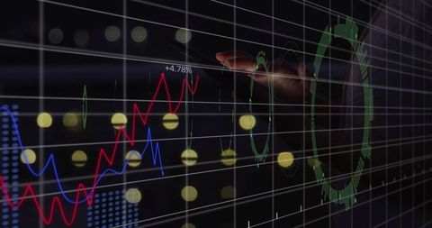 Innovative Digital Interface with Interactive Data Visualization