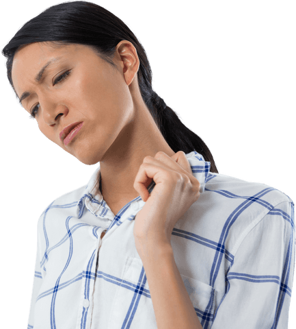 human suffering transparent neck pain expression depiction - Download Free Stock Videos Pikwizard.com