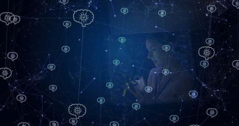 AI Technology and Human Interaction in Data Center - Download Free Stock Images Pikwizard.com