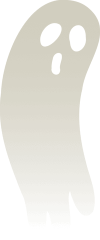 whimsical beige ghost illustration on transparent background - Download Free Stock Videos Pikwizard.com