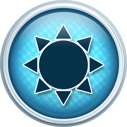 Transparent Sun Icon on Blue Background with Geometric Pattern - Download Free Stock Videos Pikwizard.com