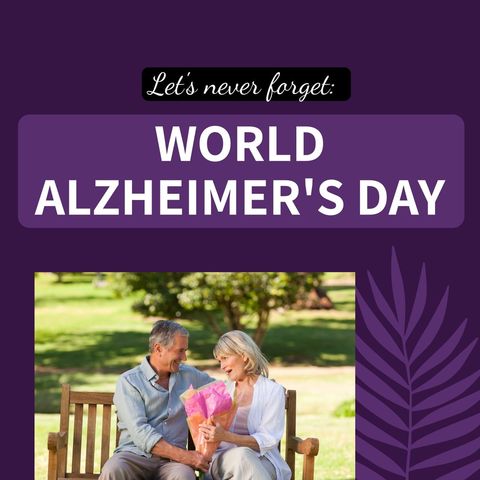 World Alzheimer's Day Awareness Image - Download Free Stock Templates Pikwizard.com