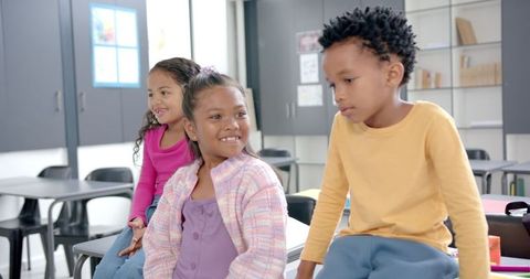 Children Engaging Joyfully in Classroom Learning Environment - Download Free Stock Images Pikwizard.com