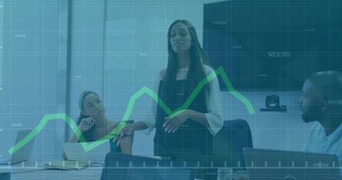 Professional Presentation on Market Trends in Modern Office