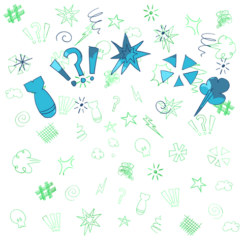 colorful symbols and icons pattern on transparent background - Download Free Stock Videos Pikwizard.com