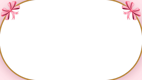 Ornate Pink and Gold Frame with Bows on Transparent Background - Download Free Stock Videos Pikwizard.com