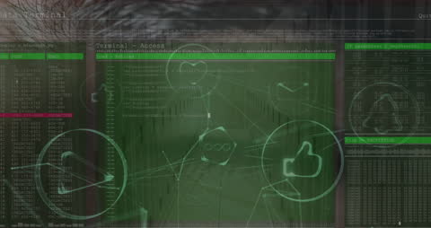 Digital Network Connections: Cybersecurity and Data Processing