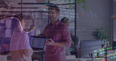 Financial Data Analysis in Collaborative Office Environment