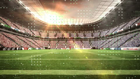 Digital Overlay of Microprocessors in Football Stadium