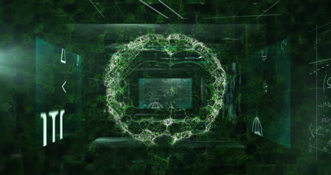 Futuristic Animation of Brain Data Processing