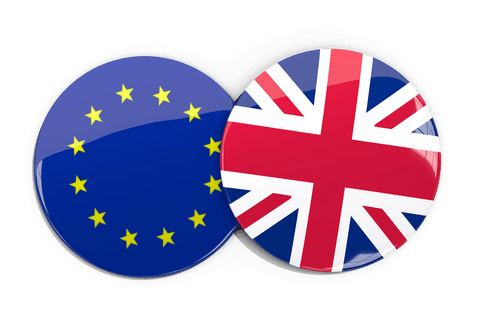 badges with eu and uk flags on transparent background - Download Free Stock Videos Pikwizard.com