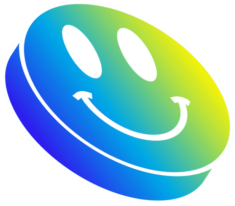 vibrant 3d smiley disc with gradient on transparent background - Download Free Stock Videos Pikwizard.com