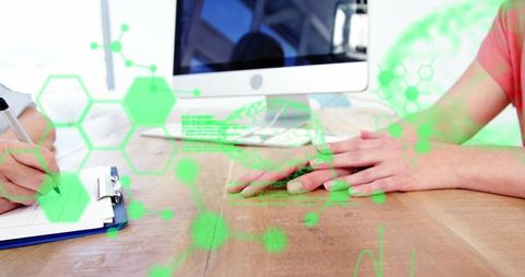 Digital Health Interface with Medical Consultation Concept