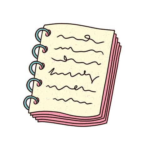 flat spiral sketchbook with cream pages on transparent background - Download Free Stock Videos Pikwizard.com