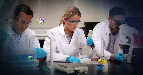 Scientists Conducting Innovative Research in Modern Laboratory